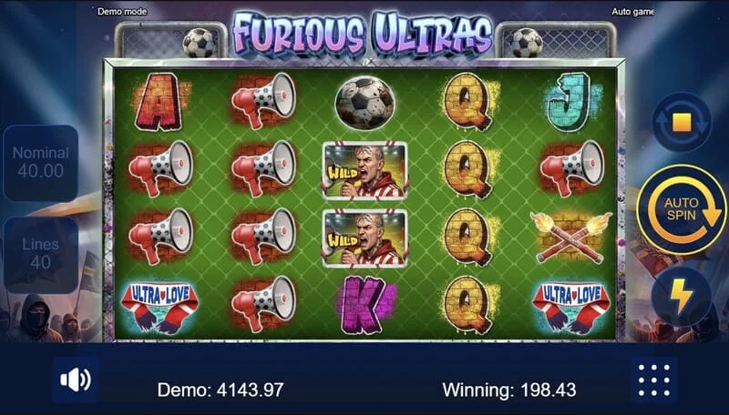 Furious Ultras – nyerővonalak a tárcsákon